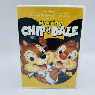 Chip N Dale Walt Disneys Classic Cartoon Favorites Vol 4 (dvd,  2005) Rare Oop