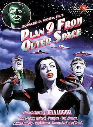 Plan 9 From Outer Space (dvd Unrated Version) Bela Lugosi Ed Wood Horror Rare