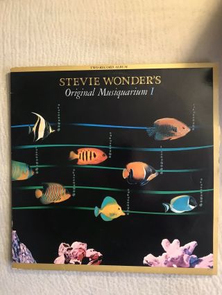 Stevie Wonder’s Musiquarium 2 X Lp Vinyl Record 1982 Album Rare 12”