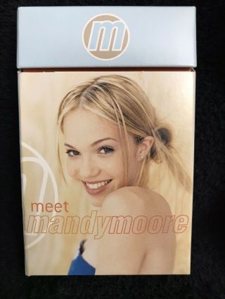 1999 Rare Meet Mandy Moore Promo Cassette Tape W/poster