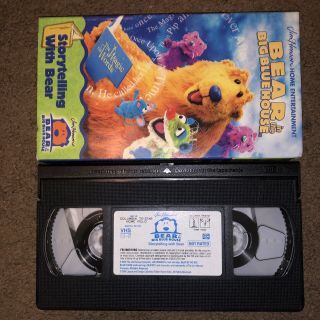 Storytelling With Bear In The Big Blue House VHS VCR Video Tape Movie RARE 3