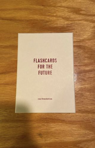 Flash Cards For The Future Caa Foundation Famous Quotes Carl Sagan & More - Rare
