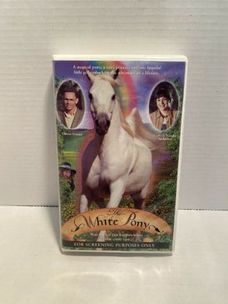 White Pony Vhs Screener Promo Demo Rare Clamshell