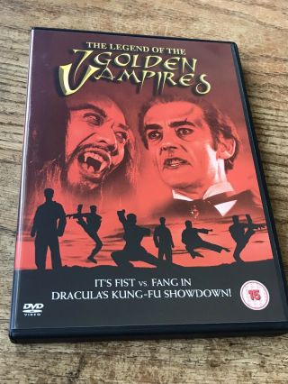 The Legend Of The 7 Golden Vampires Dvd Region 2 Code Dvd Uk Import Rare Htf