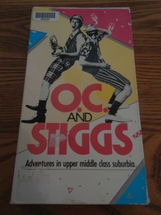 O.  C.  And Stiggs Vhs Rare Oop Middle Class Suburbia 1987 Key Video Altman