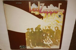Led Zeppelin // Ii Lp // Sd 19127 // Rare Error On Label No Song List On Side 1