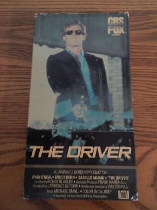 The Driver Bruce Dern Vhs Rare Oop Cbs Fox 1978 Fast Cars And Guns