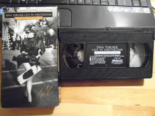 Rare Oop Tina Turner Vhs Music Video Live In Amsterdam 1996 Wildest Dreams Tour
