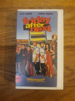 Friday After Next [vhs] By Ice Cube,  Mike Epps,  John Witherspoon Rare To Find