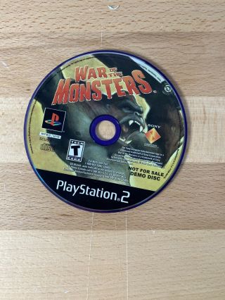 War Of The Monsters (ps2,  2003) - - Black Label - Rare