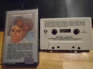 Rare Oop Michael / Jackson 5 Cassette Tape 14 Greatest Hits Abc I Want You Back