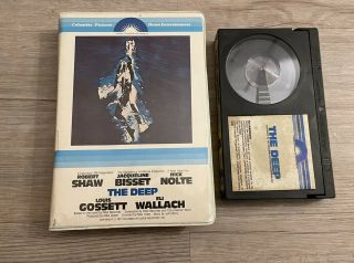 The Deep Adventure/thriller Betamax Beta 1977 Robert Shaw Jacqueline Bisset Rare