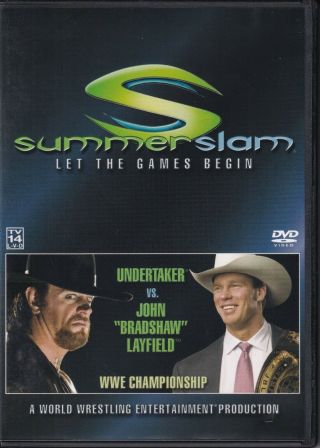 Wwe - Summerslam 2004 (dvd,  2004) Wwf Like Rare