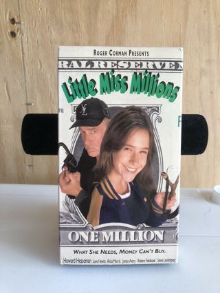 Little Miss Millions Vhs (1993) Jennifer Love Hewitt Roger Corman Cultf Rare