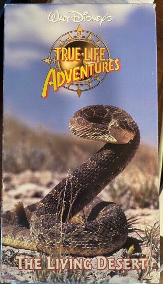 True - Life Adventures: The Living Desert (vhs) Rare Best Documentary 1953
