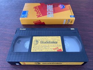 Studebaker Packard 6 Rare Vhs Video Movies 1939 To 1955 (titles Are In Photos)