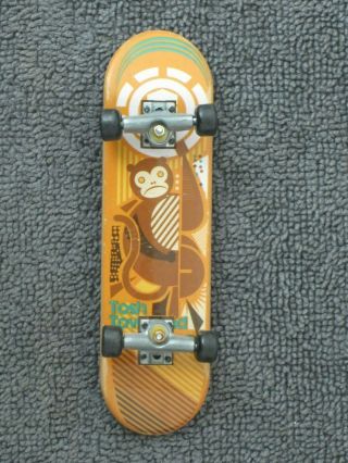 Tosh Townend Element Tech Deck Skateboard 96mm Fingerboard Rare Vintage Zero Aws
