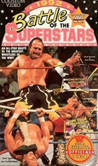 Wwf Wwe 1992 Battle Of The Superstars Vhs Video Coliseum Video Vintage Rare G/c