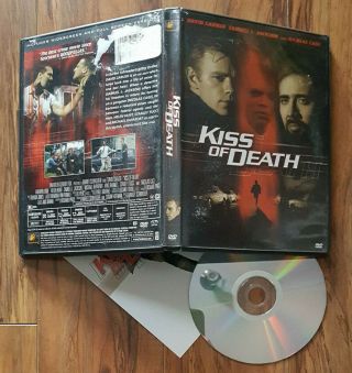 /1286\ Kiss Of Death Dvd From Fox (david Caruso,  Nicolas Cage,  Jackson) Rare Oop
