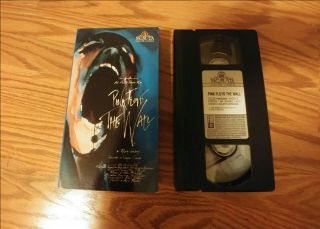 Vhs Tape Pink Floyd The Wall Video Tape Rare