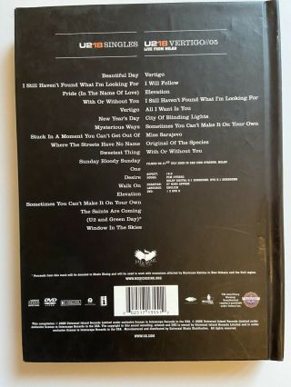 CD,  DVD U2 18 Singles Rare Collector’s Edition Book Box set (2006) 2