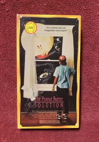 The Peanut Butter Solution Vhs Cassette Rare &