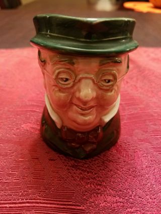 Vintage Royal Doulton Winston Churchill Miniature Toby Mug/jug Pickwick Rare