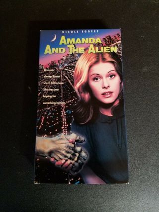 Amanda And The Alien 1995 Vhs Rated R Rare Rebublic Pictures