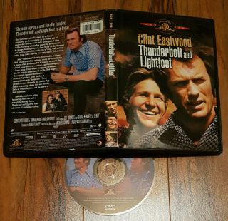 /1090\ Thunderbolt And Lightfoot Dvd From Mgm (eastwood,  Jeff Bridges) Rare Oop