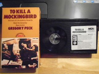 Rare Oop To Kill A Mockingbird Beta Betamax Film 1962 Gregory Peck Brock Peters