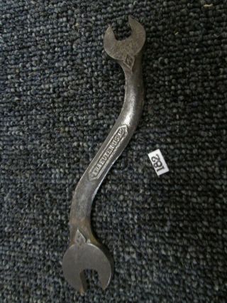 Vintage Kraeuter S Curve Wrench K Diamond 3/8 " X 7/16 " Early Rare Mechanic Tool