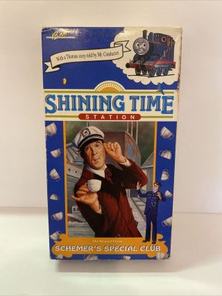 Vintage Rare Thomas Train Schemers Special Club Shining Time Station Vhs Video