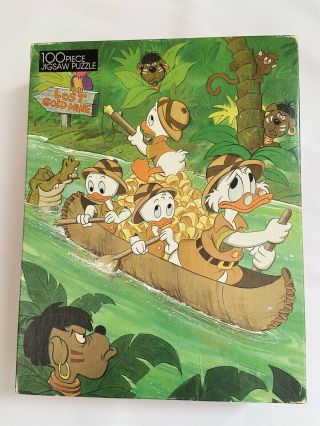Vintage 1986 Golden Disney Duck Tales Ducktales 100 Piece Jigsaw Puzzle 80s