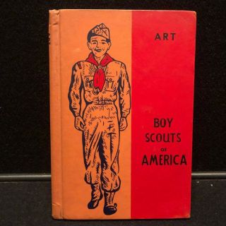 Rare: Vintage Hardcover Boy Scouts Bsa Merit Badge Book,  Art,  1962