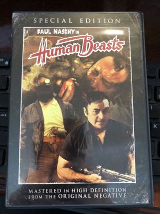 Human Beasts (dvd) Paul Naschy Spanish Horror Movie 70s Oop Rare