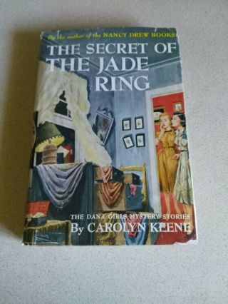 Dana Girls Secret Of The Jade Ring Carolyn Keene Vtg.  Rare - 1953 - Dust Jacket