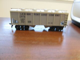 Rare Vintage Marx Lehigh Portland Cement Lpcx 109 Gray Model Train Car Ho Scale