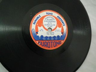 RARE POPEYE TOY JECTOR PHONOGRAPH PROJECTOR 78 RPM EARLY TOY RECORD & FILM 2