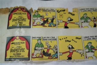 RARE POPEYE TOY JECTOR PHONOGRAPH PROJECTOR 78 RPM EARLY TOY RECORD & FILM 3
