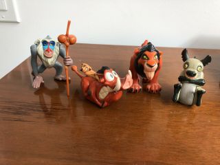 Rare Vintage 1994 Disney Lion King Burger King Rafiki Scar Timon/pumba Hyena