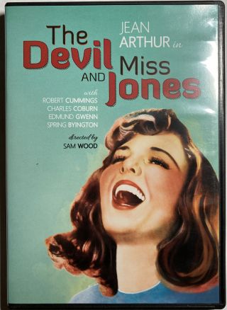 The Devil And Miss Jones - Jean Arthur Sam Wood Robert Cummings - Rare Oop