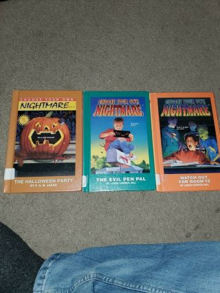 Choose Your Own Nightmare 3 Books Hardcover Oop Rare