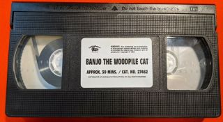 Banjo the Woodpile Cat (VHS,  1993) Don Bluth Classic Cartoon Animation 1979 RARE 3