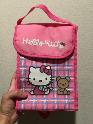 Sanrio Licensed Hello Kitty Pink Lunch Bag 2010 Rare & = (^_^) =