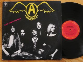 Rare Vintage Vinyl - Aerosmith - Get Your Wings - Columbia Records Pc 32847 - Ex