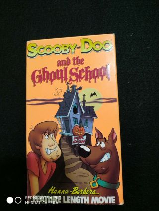 Vintage Scooby Doo And The Ghoul School Rare 1988 Vhs Fast