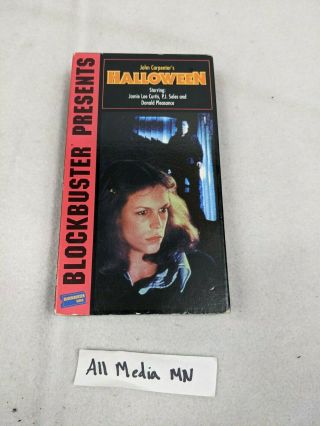 Rare Halloween Blockbuster Release Vhs - Vintage - John Carpenter Michael Myers