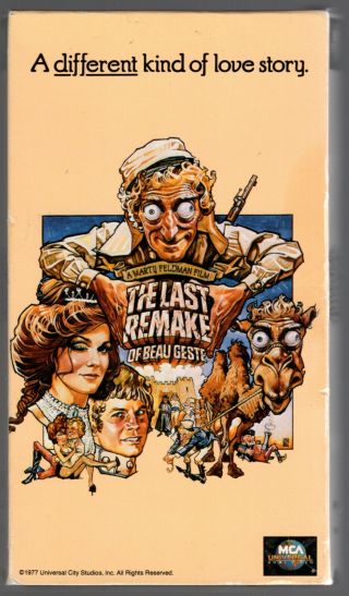 The Last Remake Of Beau Geste Marty Feldman,  Ann - Margret,  Michael York Vhs Rare