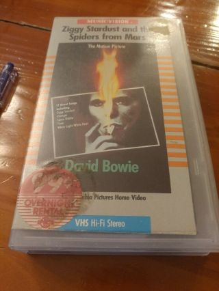 Rare Ziggy Stardust And The Spiders From Mars: The Motion Picture (vhs)