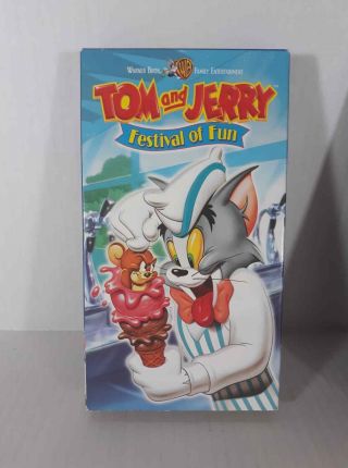 Tom And Jerry (vhs) Festival Of Fun Rare Htf